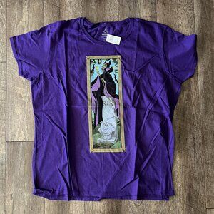 Haunted Mansions Disney Villian Stretching Portrait Maleficent Womens T-XXL